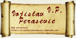 Vojislav Perašević vizit kartica